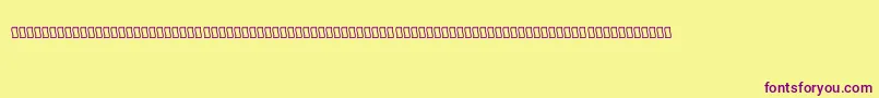 ShFarisi1 Font – Purple Fonts on Yellow Background