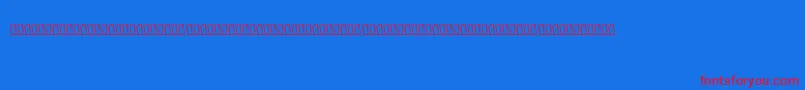 ShFarisi1 Font – Red Fonts on Blue Background