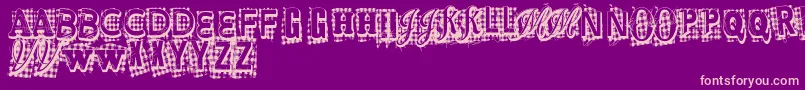 More about VtksXtra Font VtksXtra Font – Pink Fonts on Purple Background
