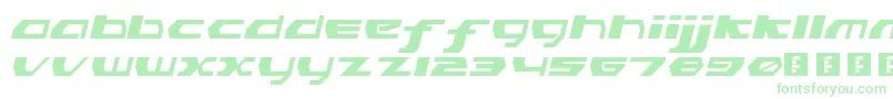 PinkHasGoneExtinctObliqueLdr Font – Green Fonts on White Background