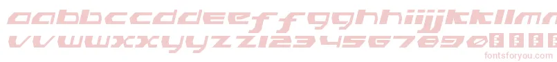 PinkHasGoneExtinctObliqueLdr Font – Pink Fonts on White Background