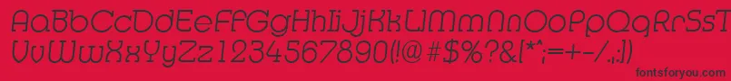 More about MexicoserialXlightItalic Font MexicoserialXlightItalic Font – Black Fonts on Red Background