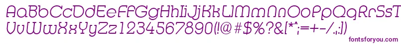 MexicoserialXlightItalic Font – Purple Fonts