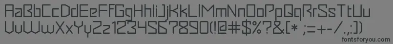Seagle Font – Black Fonts on Gray Background