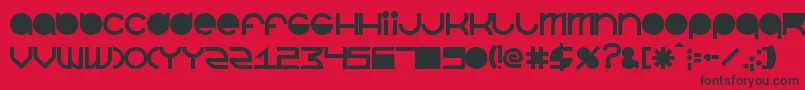 BeastmodeSolid Font – Black Fonts on Red Background