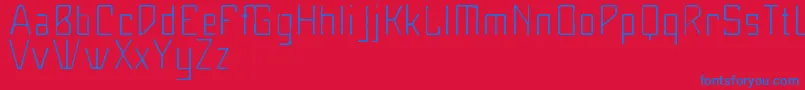 Maiersnr8Mager Font – Blue Fonts on Red Background