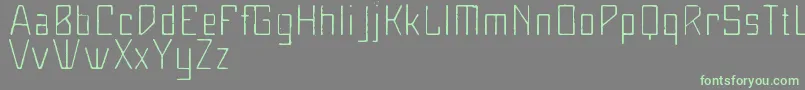 fuente Maiersnr8Mager – Fuentes Verdes Sobre Fondo Gris
