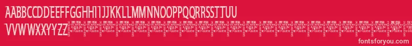 SayDivineDemo Font – Pink Fonts on Red Background