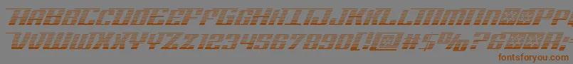 Rocketpopgrad Font – Brown Fonts on Gray Background