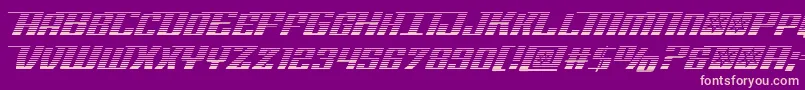 Rocketpopgrad Font – Pink Fonts on Purple Background