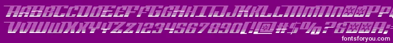 Rocketpopgrad Font – White Fonts on Purple Background