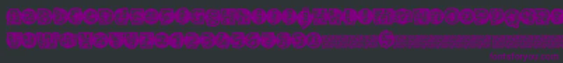 Tigerbawl Font – Purple Fonts on Black Background