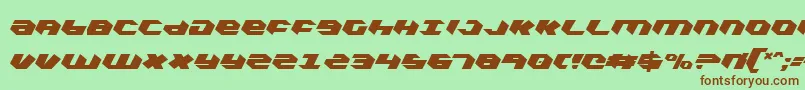 More about Kubrickce Font Kubrickce Font – Brown Fonts on Green Background