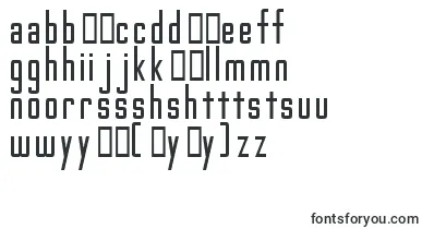 GothamNightsNormal font – hausa Fonts