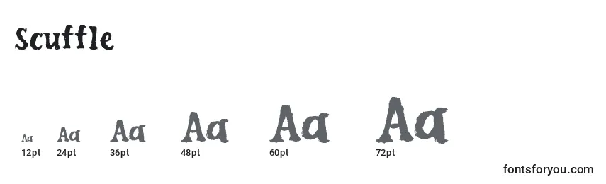 Scuffle Font Sizes