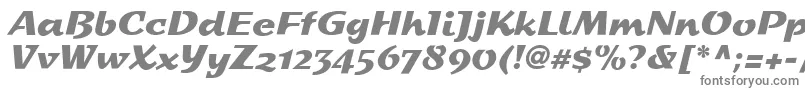 StDash Font – Gray Fonts on White Background