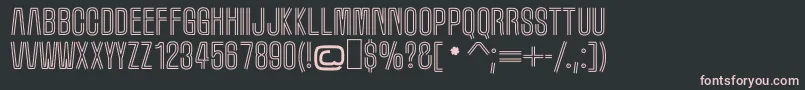 MarqueeMoon Font – Pink Fonts on Black Background