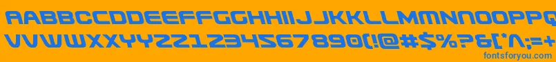 Подробнее о шрифте Usuzileft Шрифт Usuzileft – синие шрифты на оранжевом фоне