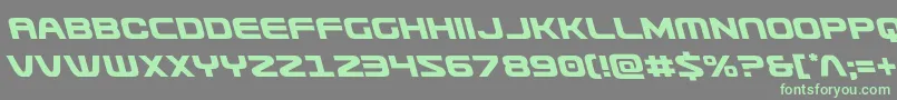 Więcej informacji o czcionce Usuzileft Czcionka Usuzileft – zielone czcionki na szarym tle