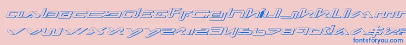 Шрифт Xepheis – синие шрифты на розовом фоне