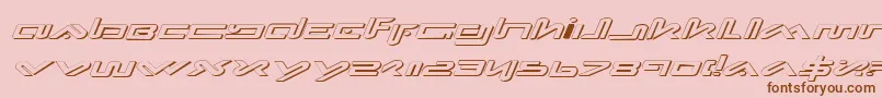 Xepheis Font – Brown Fonts on Pink Background