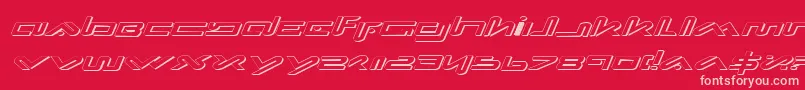 Xepheis Font – Pink Fonts on Red Background