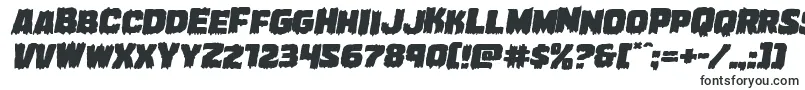 Шрифт Marshthingexpandital – шрифты с обводкой