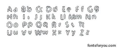 Serated Font