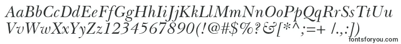 BaskervilleCyrillicInclined-fontti – Fontit Microsoft Excelille