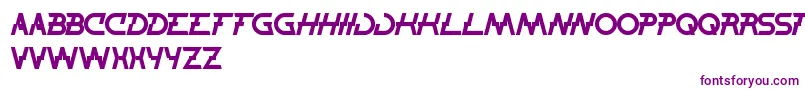 ThunderJagger Font – Purple Fonts on White Background