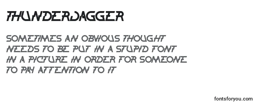 ThunderJagger フォントのレビュー