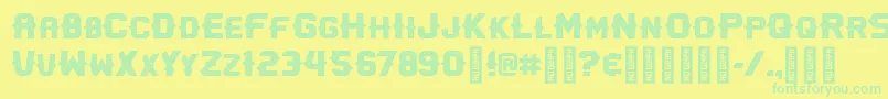 More about OliviaspursAlternate Font OliviaspursAlternate Font – Green Fonts on Yellow Background