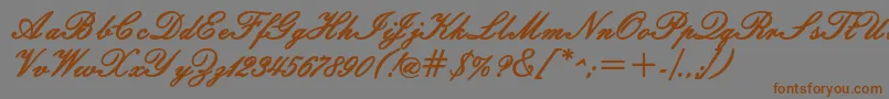 Подробнее о шрифте WindemerescriptsskBold Шрифт WindemerescriptsskBold – коричневые шрифты на сером фоне