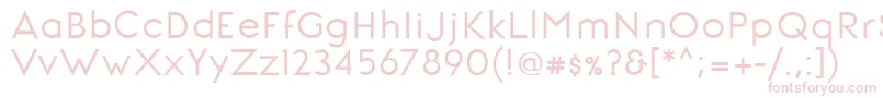 SignoriaBold Font – Pink Fonts on White Background
