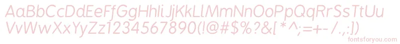 Bpreplayitalics-Schriftart – Rosa Schriften