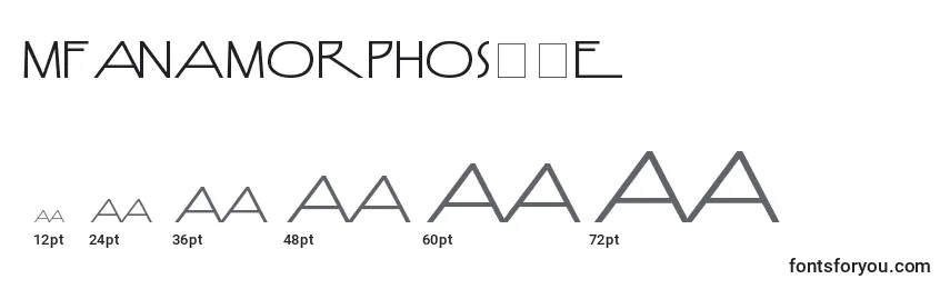 MfAnamorphosРІe Font Sizes