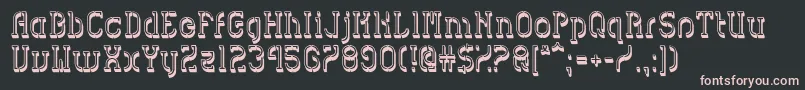 HvdSpencilsBlock Font – Pink Fonts on Black Background