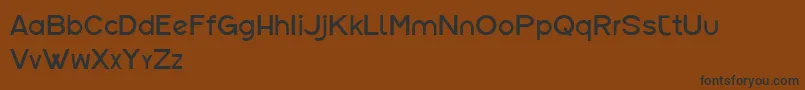 CfbaronrougeNormal Font – Black Fonts on Brown Background