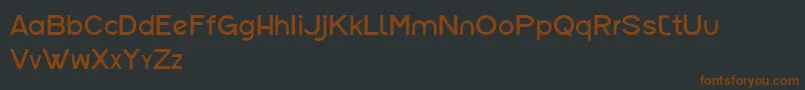 CfbaronrougeNormal Font – Brown Fonts on Black Background