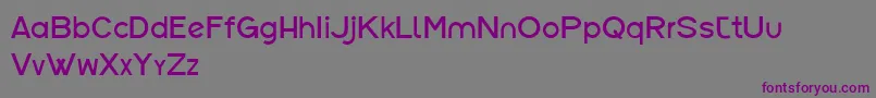 Fonte CfbaronrougeNormal – fontes roxas em um fundo cinza