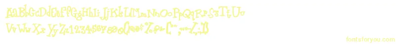 Zodiastic-Schriftart – Gelbe Schriften
