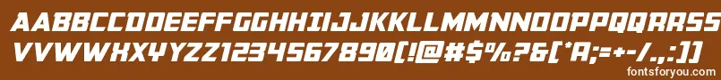 More about Buchananexpandital Font Buchananexpandital Font – White Fonts on Brown Background
