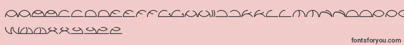 Saintfighteraqua Font – Black Fonts on Pink Background