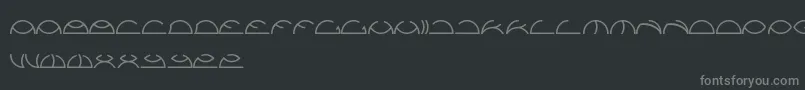 Saintfighteraqua Font – Gray Fonts on Black Background