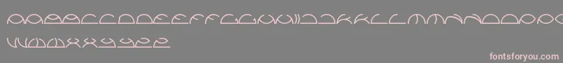 Saintfighteraqua Font – Pink Fonts on Gray Background