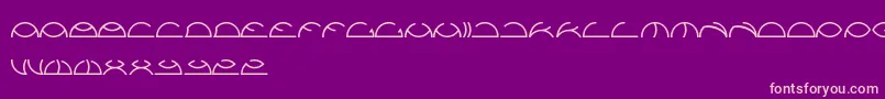 Saintfighteraqua Font – Pink Fonts on Purple Background