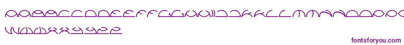 Saintfighteraqua Font – Purple Fonts on White Background