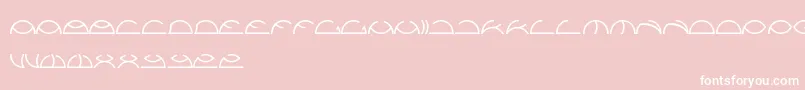 Saintfighteraqua Font – White Fonts on Pink Background