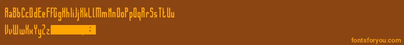 Więcej informacji o czcionce Pinophyta Czcionka Pinophyta – pomarańczowe czcionki na brązowym tle