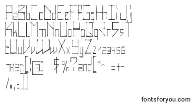 Elektro font – square Fonts